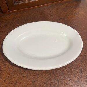 Antique Vintage Alfred Meakin Royal Ironstone China Small Oval Plate